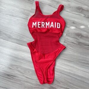 Red Mermaid Swimsuit